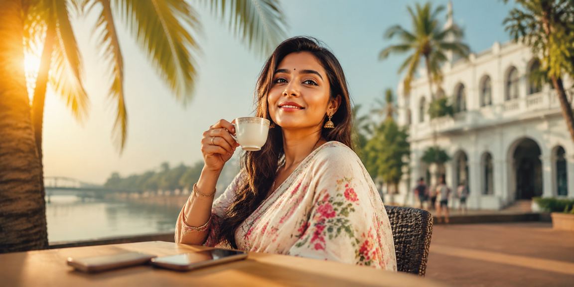 রাজশাহীতে সমুদ্র সৈকতে মোবাইল পেমেন্ট করছেন ব্যবহারকারী